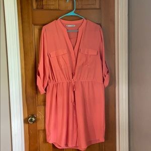 EUC Maurices Rolled Sleeved Dress